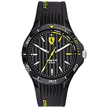 Relógio Masc, Quartzo, Resistente 50m, FERRARI 0830782, Preto