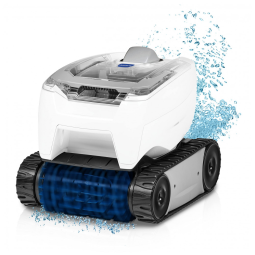 Robô Aspirador de Piscina com Cabo, Tampa Transparente e Recipiente do Filtro de Fácil Limpeza, 110V, Polaris P70, Branco