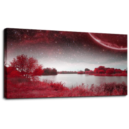 Quadro Decorativo o Céu x, MHARTK66 MH103 50100, Vermelho