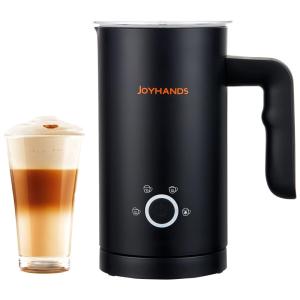 Espumador Elétrico Automático 600 mL, Aço Inoxidável, 110v, JOYHANDS JH 1314, Preto