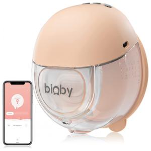 Bioby Bomba Tira Leite Elétrica com 3 Modos, 9 Níveis de Sucção Forte e Controle por APP Bluetooth