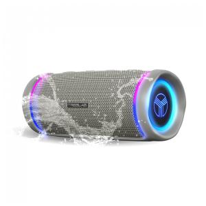 Caixa de Som Bluetooth Portatil HD77 a Prova d IPX6 com 20H de Reprodução, TREBLAB, Cinza