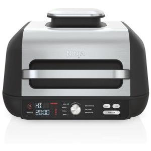 Fritadeira Elétrica AirFryer e Grill 7 em 1 Capacidade 4L, com Tela LED, 110V, NINJA Food IG601, Preto