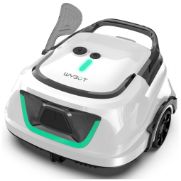 Aspirador de Piscina Robótico Sem Fio WYBOT A1 2025 para Piscina Elevada, Limpeza Eficiente em 120 Min, Filtração Dupla, Motores Duplos