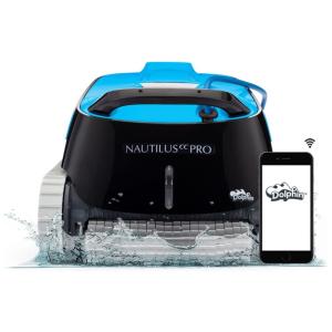Robô Aspirador de Piscina com Cabo, Controle por APP para Piscinas de 15 Metros, 110V, Dolphin Nautilus CC Pro, Preto