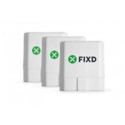 Scanner Bluetooth OBD2 FIXD 3 Unidades com Diagnóstico Automotivo Wireless para Carros 1996+ - App iOS/Android