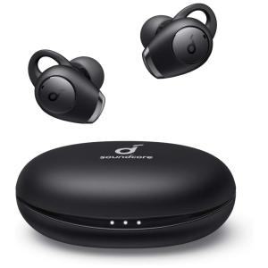 A3935 Fone de Ouvido sem Fio Earbuds Bluetooth com Cancelamento de Ruídos e Alexa Integrada, SOUNDCORE A3935011, Preto