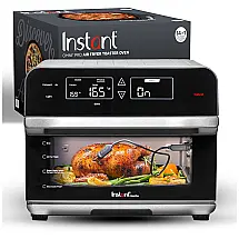 Omni Pro Fritadeira Elétrica AirFryer 14 em 1, Capacidade 18L, Aço Inox, 1800W, 110v, INSTANT POT 140 4004 01, Preto