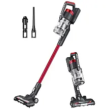 Aspirador de Pó Portátil LED Multifuncional com Luz LED, EUREKA NEC186, Vermelho