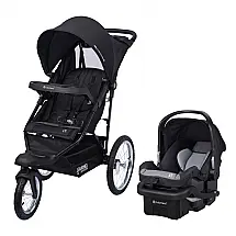 Cadeirinha Baby Trend Journey Jogger Sistema de Viagem Preta EZ-Lift 1,8 a 13,6 kg