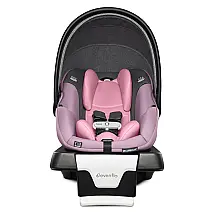 Assento Infantil Cadeira Automotiva Gold SensorSafe até 15 kg, e, EVENFLO 30412337, Rosa