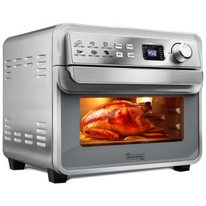 Forno Elétrico de Bancada 23L com 12 Funções e 8 Acessórios 1700W, 110v, MICHELANGELO, Prateado