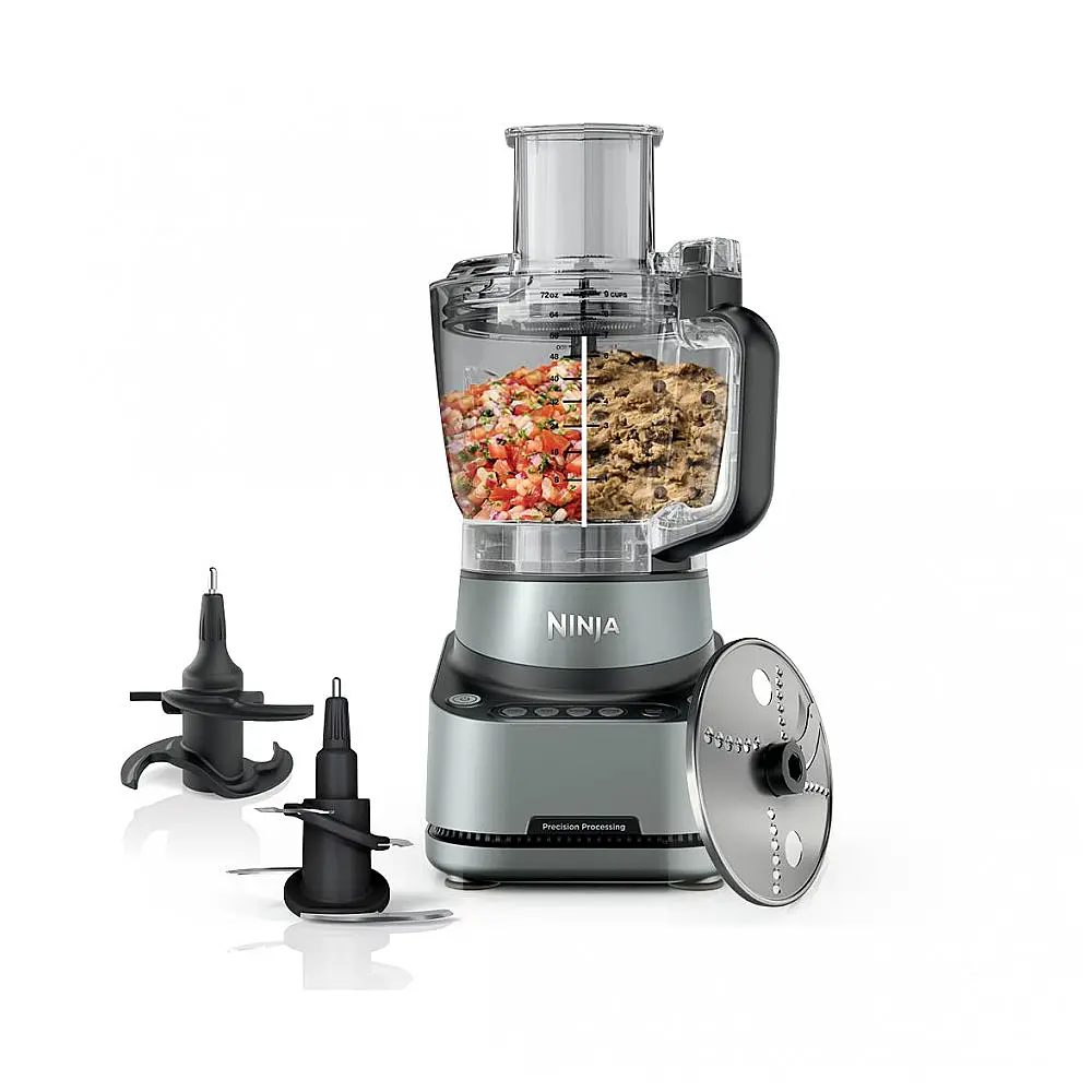 Processador de Alimentos Ninja BZ601 Prata 9 Xícaras 1000W 120V