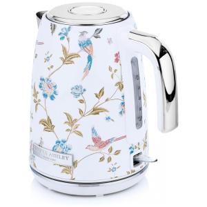 Chaleira Elétrica Laura Ashley Elveden White 1,7L Aço Inoxidável 1500W Fervura Rápida e Proteção Automática
