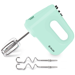 Batedeira de Mão com 6 Velocidades e Acessórios de Aço Inox, 250W, 110v, ISILER, Verde