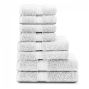 Jogo de Toalhas Ultramacias, Absorventes e Ecológicas com 8 Peças e Material de Algodão, Linen Republic