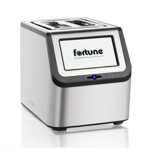 Torradeira Elétrica 2 Fatias em Aço Inoxidável com Painel Digital, Touchscreen e Configurações Automáticas, 110V 1400W, KETIAN, Prata