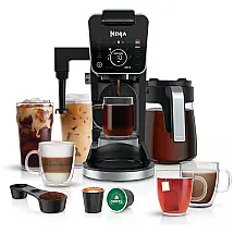 Cafeteira Elétrica Dupla com 4 Estlos de Fermentação e Painel Digital, NINJA CFP301, Preto