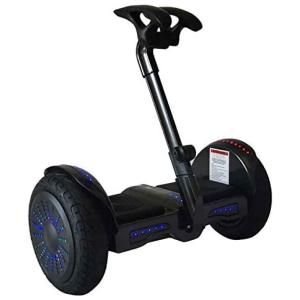 Superrio Scooter Elétrico com Autoequilíbrio Inteligente com Luz, Preto
