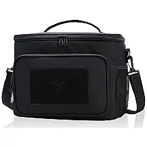 MIER Bolsa Térmica Portátil 15L, Mantém Quente, Frio Por até 5H, Preto