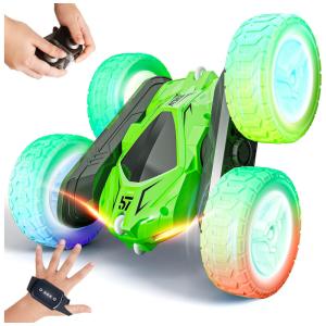 Carrinho de Controle Remoto, 4WD 2.4 Ghz, 360 com 2 Baterias Recarregáveis, TECNOCK, Azul