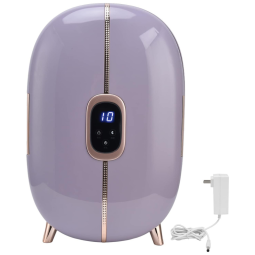 Mini Geladeira para Skincare 10 Litros Portátil, 12V Bivolt, ALLSOR, Violeta