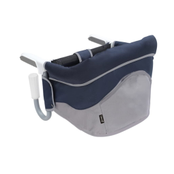 Cadeira de Alimentação Portátil com Encaixe em Mesa, Ijovin, Cinza e Azul