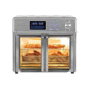 Forno Elétrico de Bancada 26L 10 em 1 Multifunções com 9 Acessórios de Cozinha em Aço Inoxidável, 110V, 1700W, Kalorik M