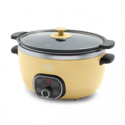 Panela de Cozimento Lento GreenLife 5,68 litros, Interior Removível Cerâmico Antiaderente Livre de Substâncias Tóxicas PFAS, Programável