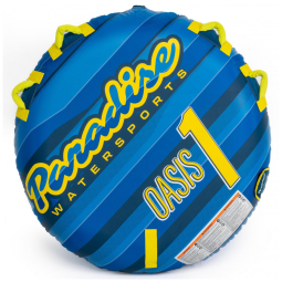 Boia Rebocável para 1 Pessoa com 4 Alças e Costura Reforçada, Paradise Water Sports, Azul