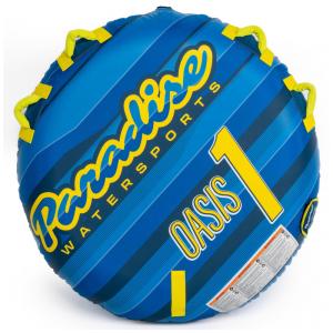 Boia Rebocável para 1 Pessoa com 4 Alças e Costura Reforçada, Paradise Water Sports, Azul