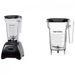 Liquidificador Profissional 1560W Classic Fit Jarra FourSide, BLENDTEC, Preto