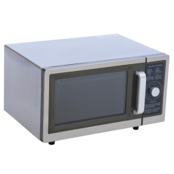Micro-ondas Comercial com Controle de Discagem, Interior de 1 Pé Cúbico, Aço Inoxidável, 1000 Watts, Aprovado pela UL e NSF,A-to-Z Supply