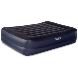 Cama Colchão Inflável Cama Queen com Bomba de Ar Interna, INTEX 64123EP, Preto