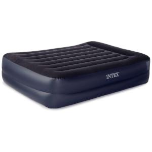 Cama Colchão Inflável Cama Queen com Bomba de Ar Interna, INTEX 64123EP, Preto
