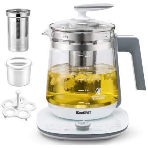 Chaleira Elétrica Multiuso, Capacidade 2L, 800W, Branca, 110v, ICOOKPOT, Branco