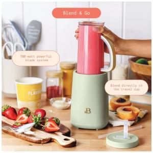 Liquidificador pessoal 12 peças Beautiful by Drew Barrymore 240W verde fosco 110V