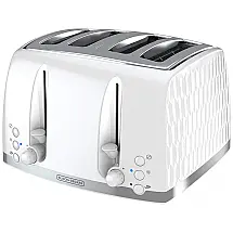 Torradeira Elétrica 4 Fatias, 110v, BLACKDECKER TR1450WD, Branco