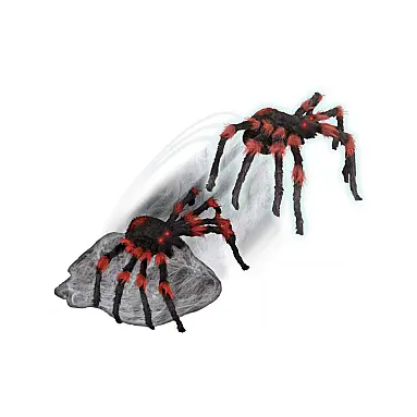 Aranha Animatrônica com Luzes e
