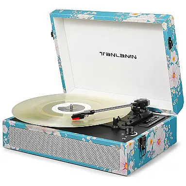 Toca Discos Vintage com 3