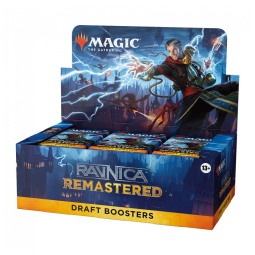 Booster Box Magic The Gathering Ravnica Remastered 36 Pacotes, 540 Cartas para Jogadores Maiores de 13 Anos