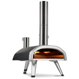 Fyra Forno de Pizza Portátil a Carvão, Aço Inoxidável, OONI UU P0AD00, Preto