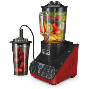 Liquidificador Profissional de Bancada NUTRISAN SMART com 3 Velocidades e Bomba de Vácuo, 800W, 110v, CV DIRECTO, Vermelho