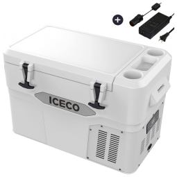 ICECO VL60 Geladeira, Cooler Portátil Automotivo 60L, c, Controle de Temperatura, 85W, 12V, Verde