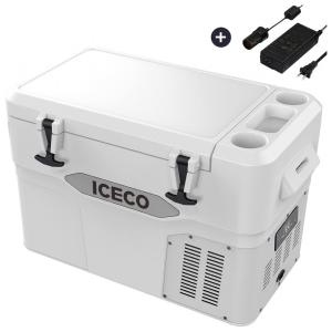 ICECO VL60 Geladeira, Cooler Portátil Automotivo 60L, c, Controle de Temperatura, 85W, 12V, Verde