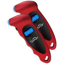 Medidor de Pressão de Pneus Digital JUSTTOP, 150PSI 4 Configurações para Carros, Caminhões e Bicicletas, Tela LCD Iluminada e Empunhadura