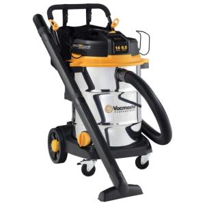 Aspirador de Pó Seco e Úmido 52L, 6.5CV de Potência com Extensores, 110v, VACMASTER VJE1412SW0201, Prateado