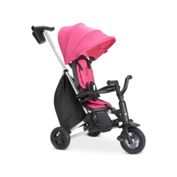 Triciclo Infantil para Passeio com Assento Ajustável 8 Estágios, Idade Recomendada 6 Meses a 5 Anos, JOOVY 1106, Rosa