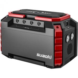 SUAOKI Estação de Energia Portátil 150Wh, 100W Lithium, 110V AC, DC , USB Ports, LED