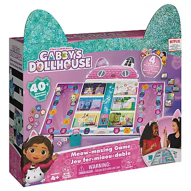 Gabbys Dollhouse Jogo de Tabuleiro